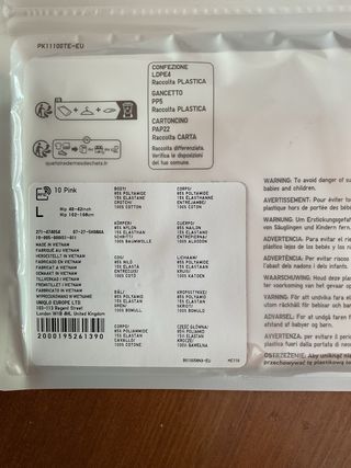 Lote 3 tangas UNIQLO AIRism Talla L