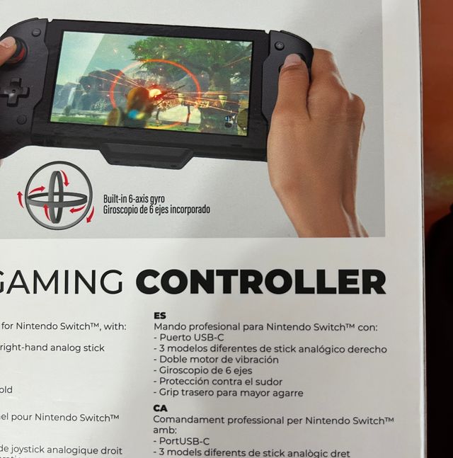 Mando Pro Nintendo Switch, consola