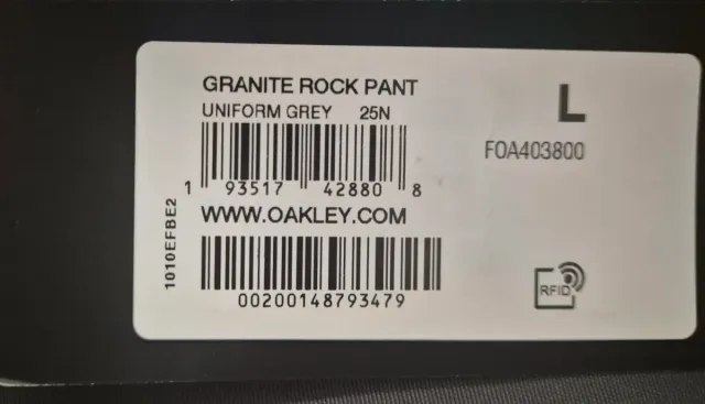 Pantalones de esquí Oakley grises talla L