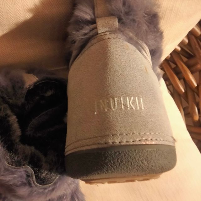 Botas Inuikii Piel Talla 40/41 Beige/Gris