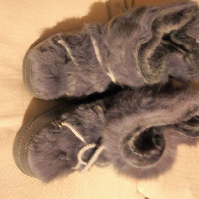 Botas Inuikii Piel Talla 40/41 Beige/Gris