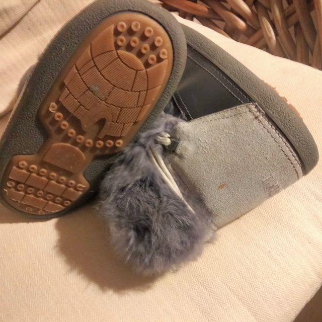 Botas Inuikii Piel Talla 40/41 Beige/Gris