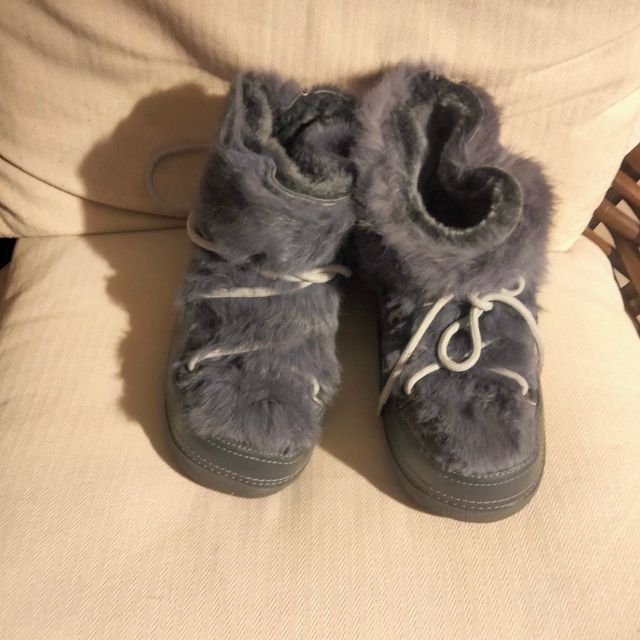 Botas Inuikii Piel Talla 40/41 Beige/Gris