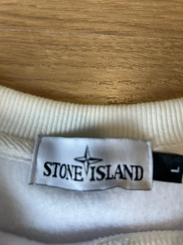 Sudadera Stone Island Blanca