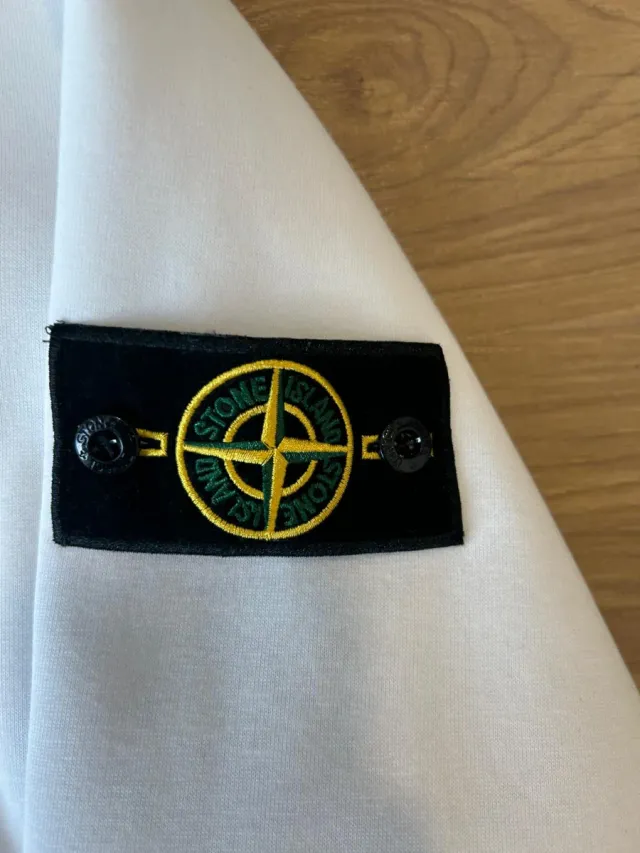 Sudadera Stone Island Blanca