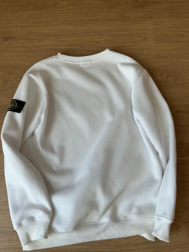 Sudadera Stone Island Blanca