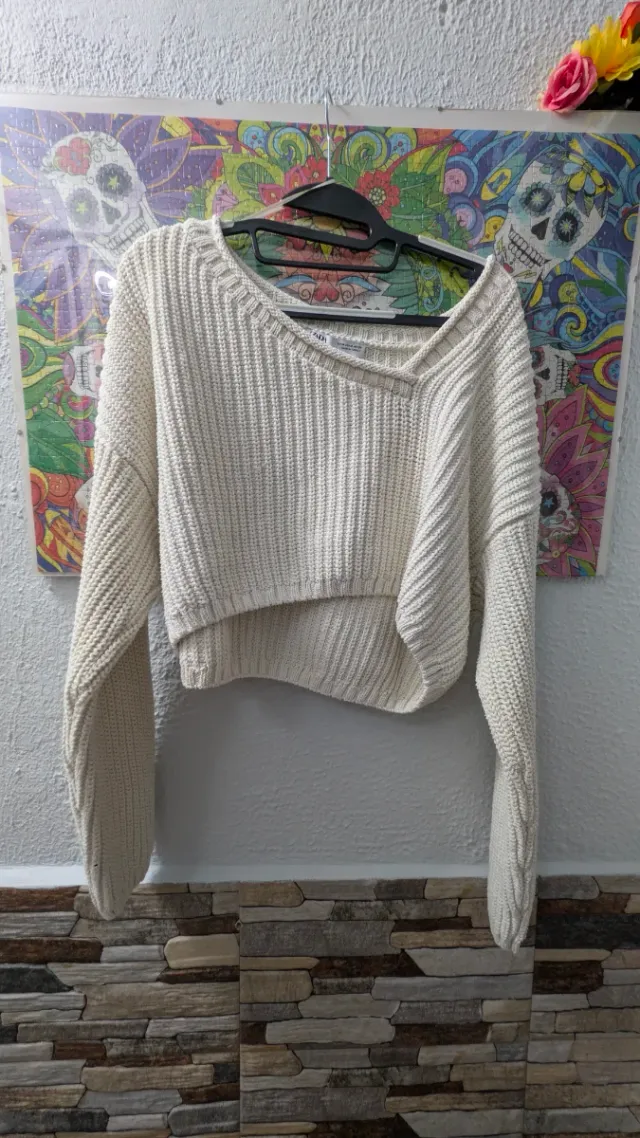 Jersey Zara Beige Talla M