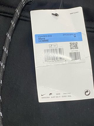 Nike Pantalón Corto Negro