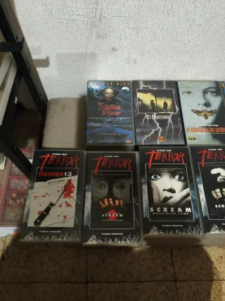 11 VHS de Películas de Terror sueltas a 5