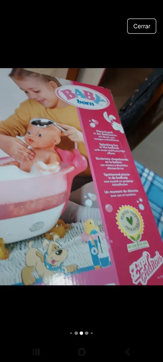 Baby Born Bañera Muñeca Nueva