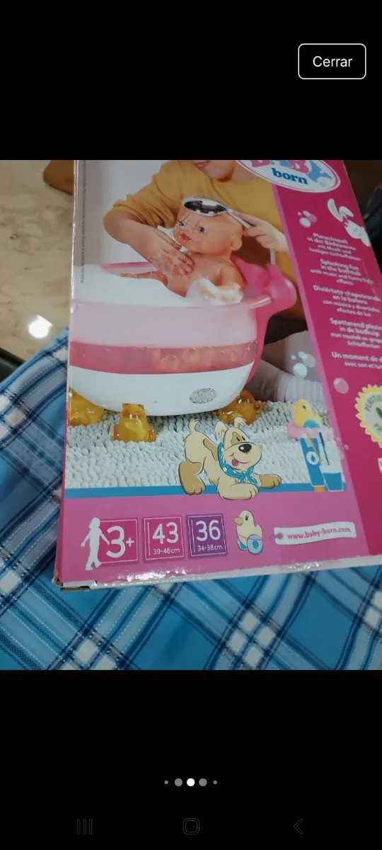 Baby Born Bañera Muñeca Nueva