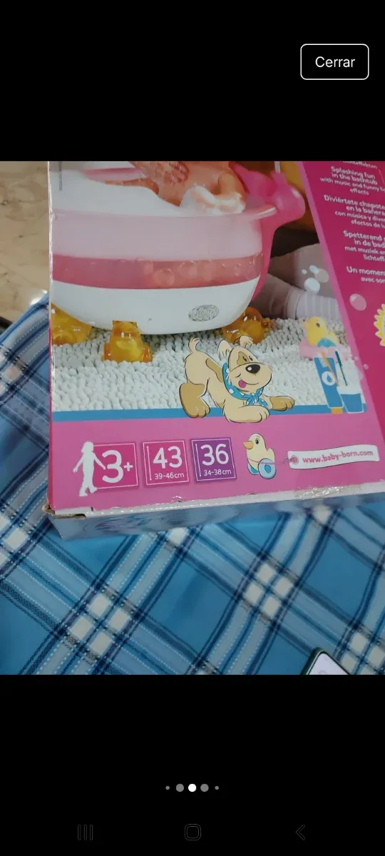 Baby Born Bañera Muñeca Nueva