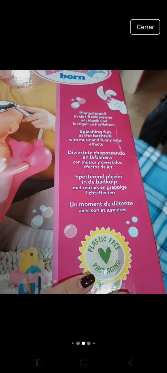 Baby Born Bañera Muñeca Nueva