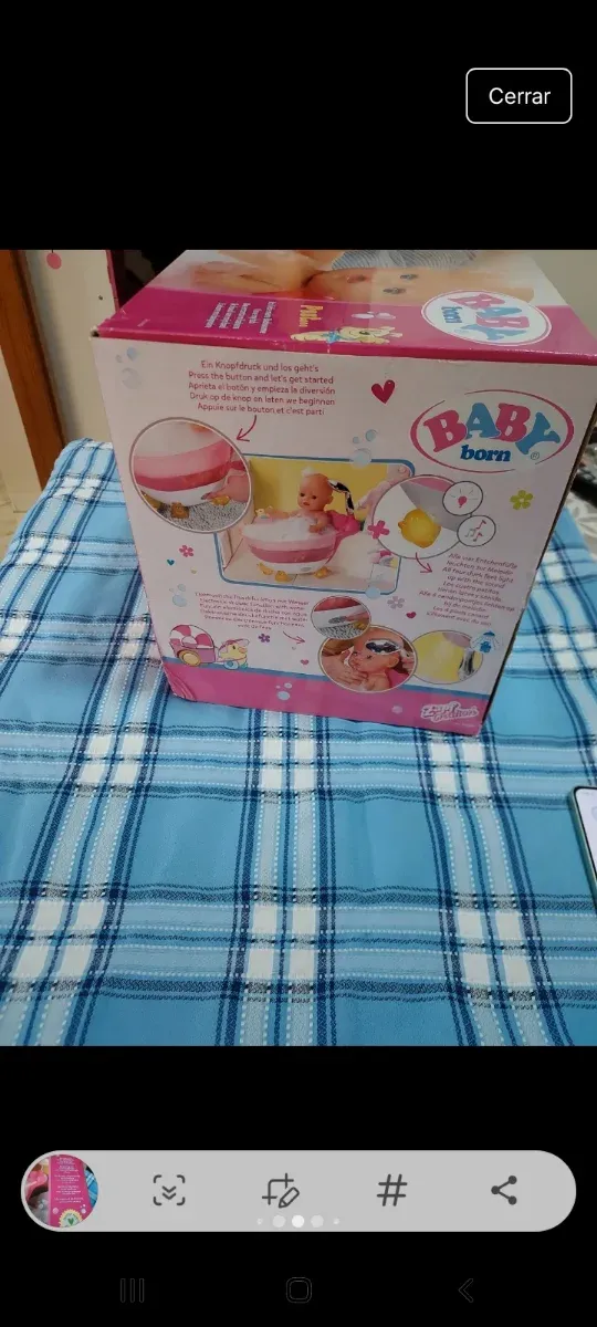Baby Born Bañera Muñeca Nueva