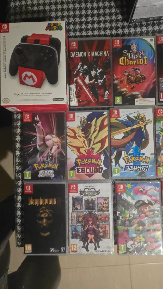 Lote 16 Juegos Nintendo Switch Precintados