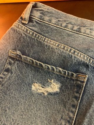Pantalón vaquero Stradivarius azul