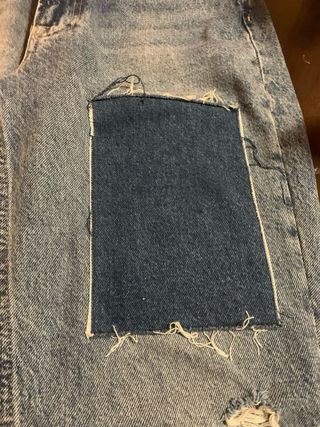 Pantalón vaquero Stradivarius azul