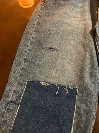 Pantalón vaquero Stradivarius azul