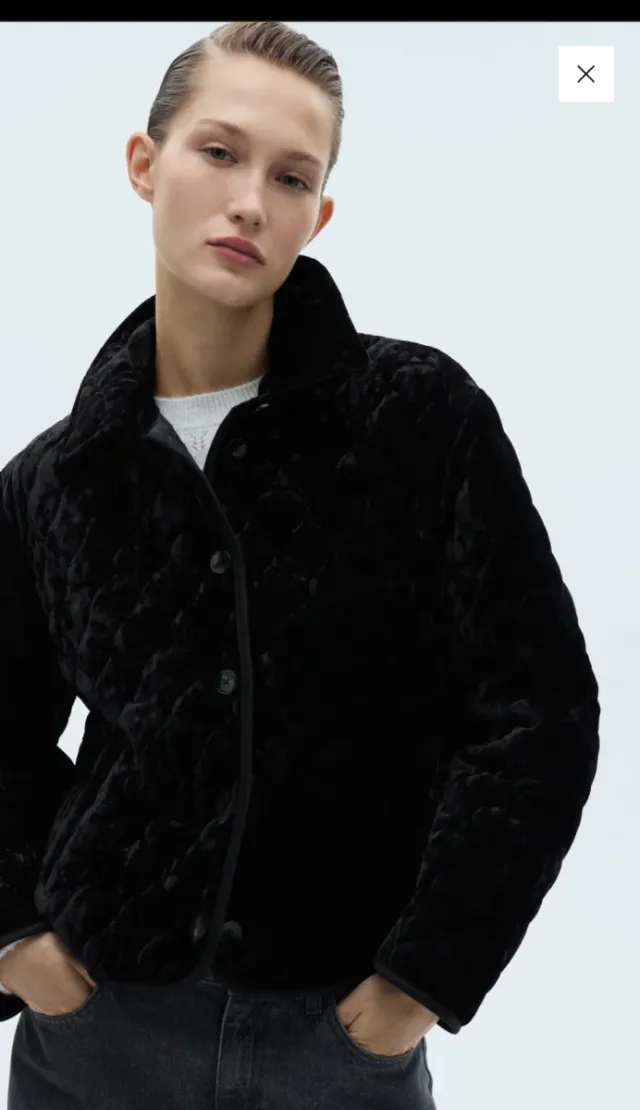 Chaqueta Mango Negra Talla S