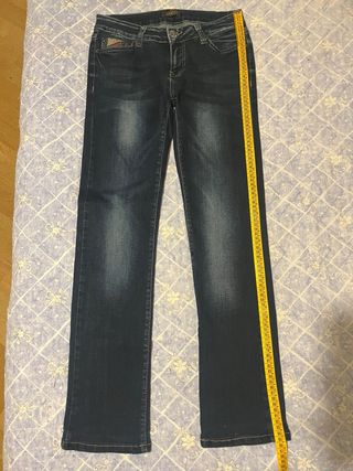 Gucci Blue Denim Slim-Fit Jeans Signature IT