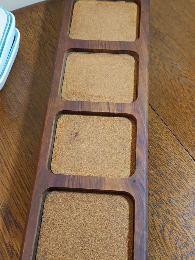 Set Vintage Denby Greenwheat Aperitivo