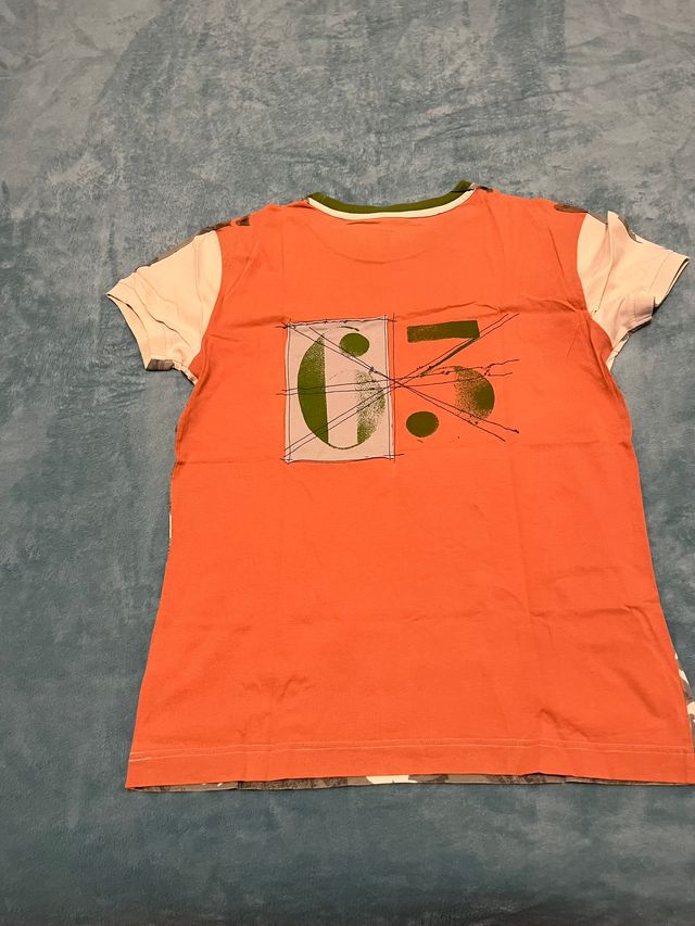 Camiseta Diesel Camuflaje Naranja Talla M