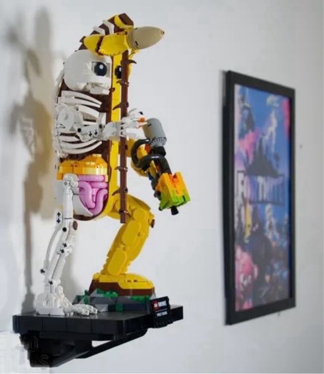 Soporte Pared Lego Fortnite Banano Pelado