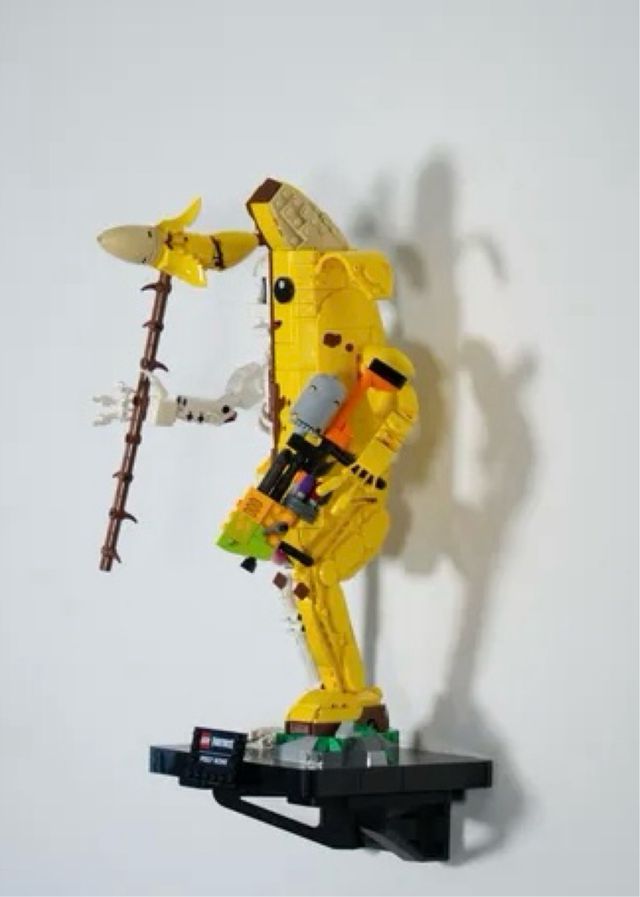 Soporte Pared Lego Fortnite Banano Pelado