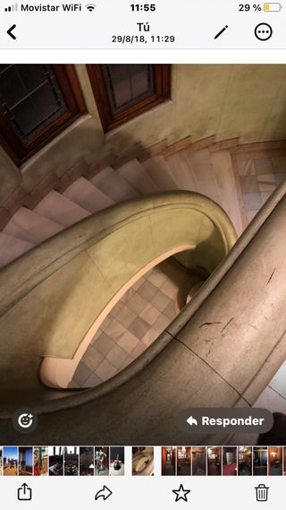 Mesa escritorio, armario y sillas estilo español