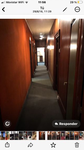 Mesa escritorio, armario y sillas estilo español