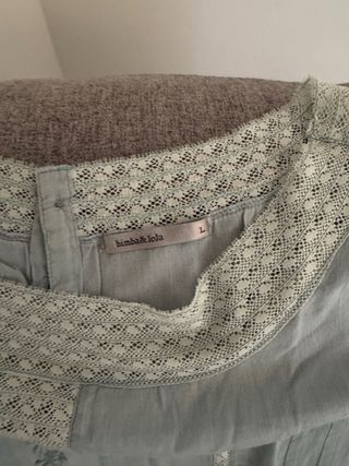 Blusa Bimba y Lola Talla L Encaje