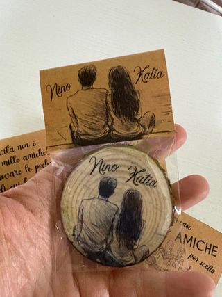 Legnetto calamita AMICHE per scelta