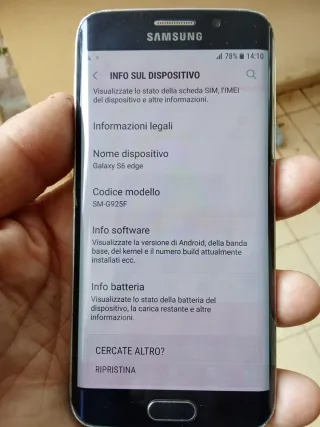 Samsung Galaxy S6 Edge Nero 64gb