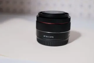 Objetivo Samyang 35mm 2.8 FE Sony E