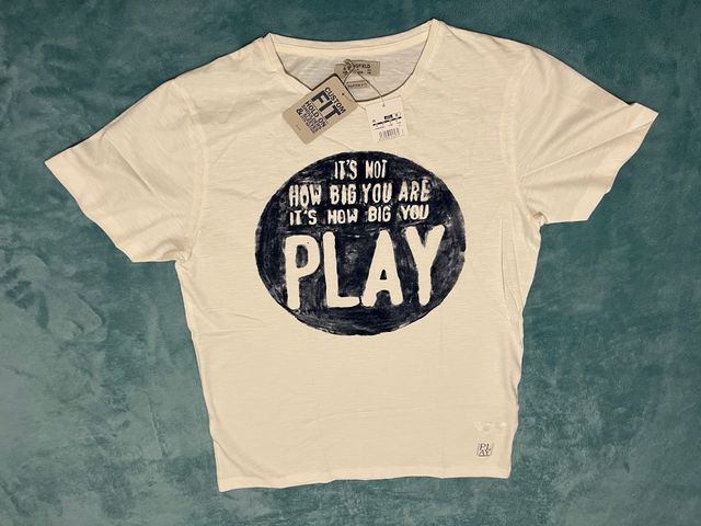 Camiseta Springfield Blanca Talla M Nueva