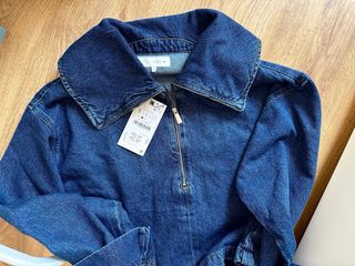 Conjunto denim - chaqueta + jeans Zara Jumpsuit