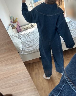 Conjunto denim - chaqueta + jeans Zara Jumpsuit