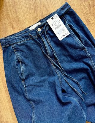 Conjunto denim - chaqueta + jeans Zara Jumpsuit