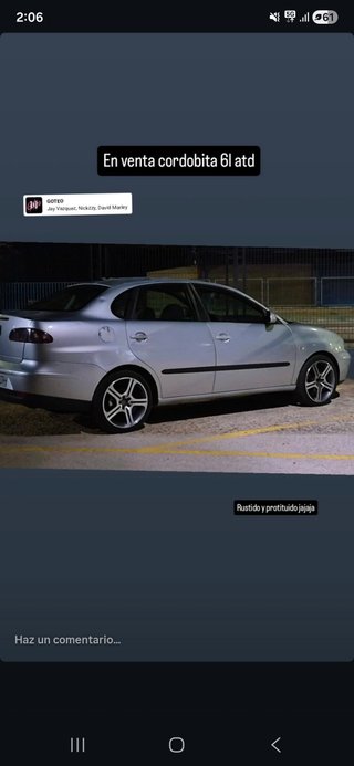 seat cordoba  6l atd 2003