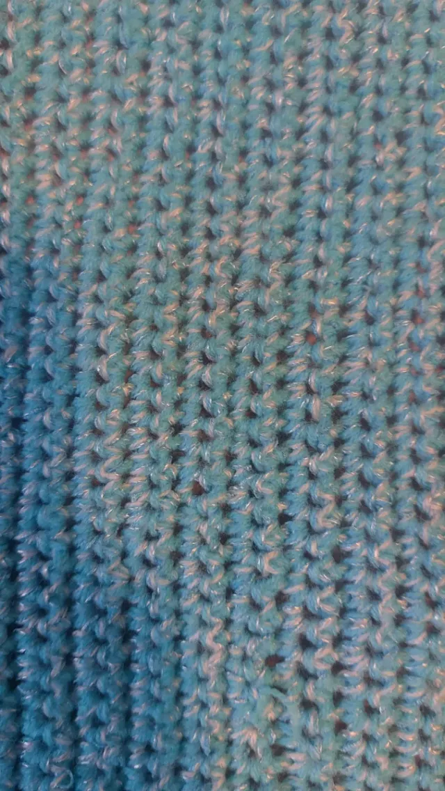 Coperta lana fatta a mano multicolor