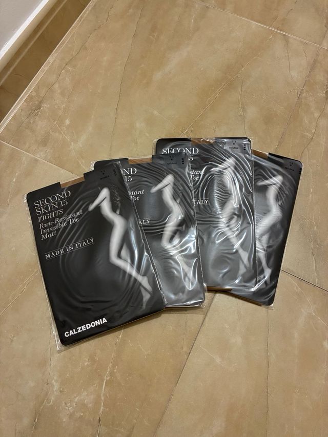 Lote 4 Medias Calzedonia T.3 M Naturale