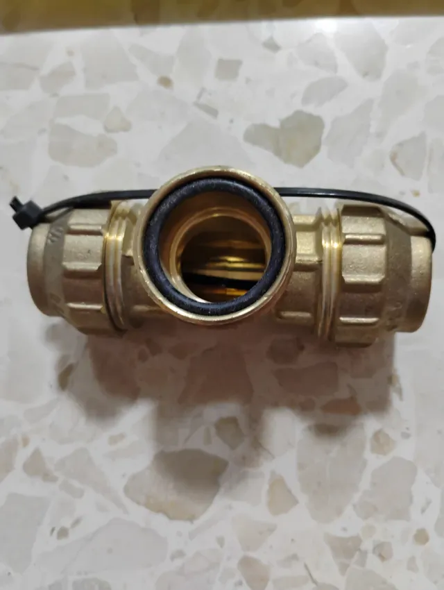 T de reducción de latón