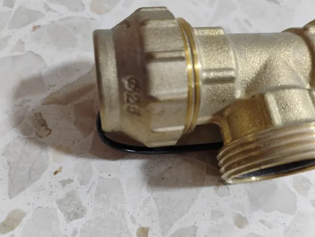 T de reducción de latón