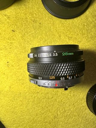 Olympus Zuiko 28mm f/3.5 + Custodia