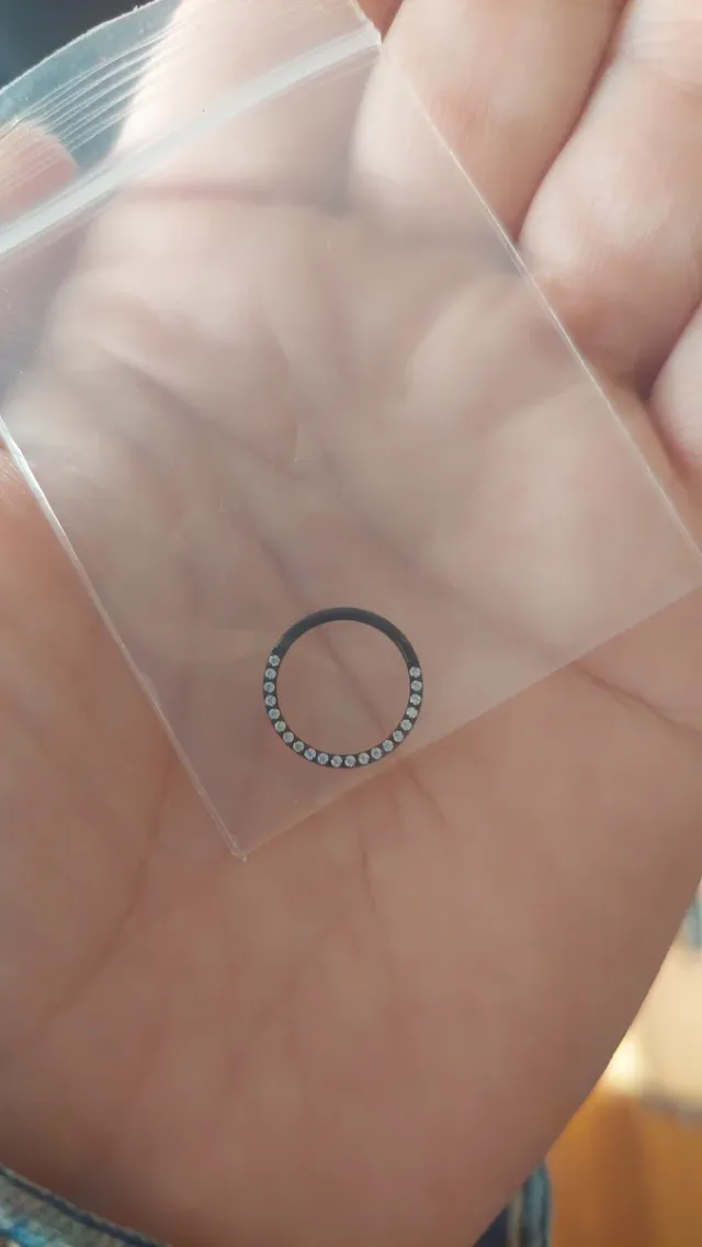 Aro para septum con circonitas