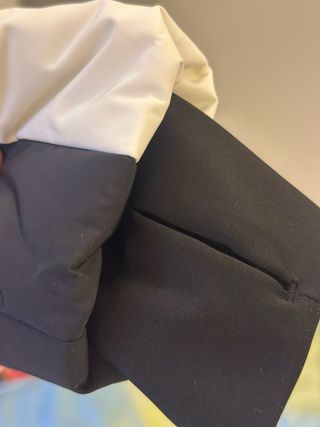 Plumífero Zara Ski Blanco y Negro