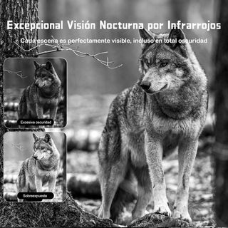 CEYOMUR 4G LTE Cámara Caza 2K 48MP Fototrampeo