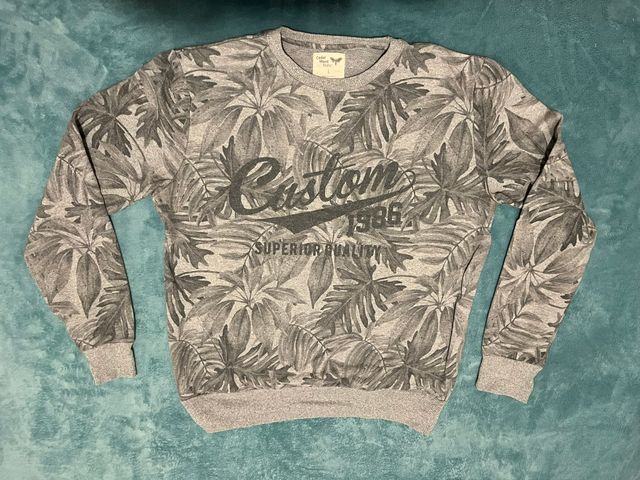 Sudadera Cedar Wood State Estampada Gris Talla L