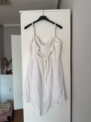 Vestido blanco talla L