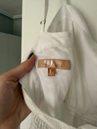 Vestido blanco talla L